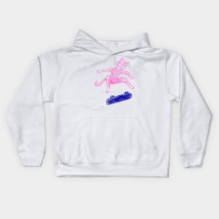 Kick Flip Cat Kids Hoodie